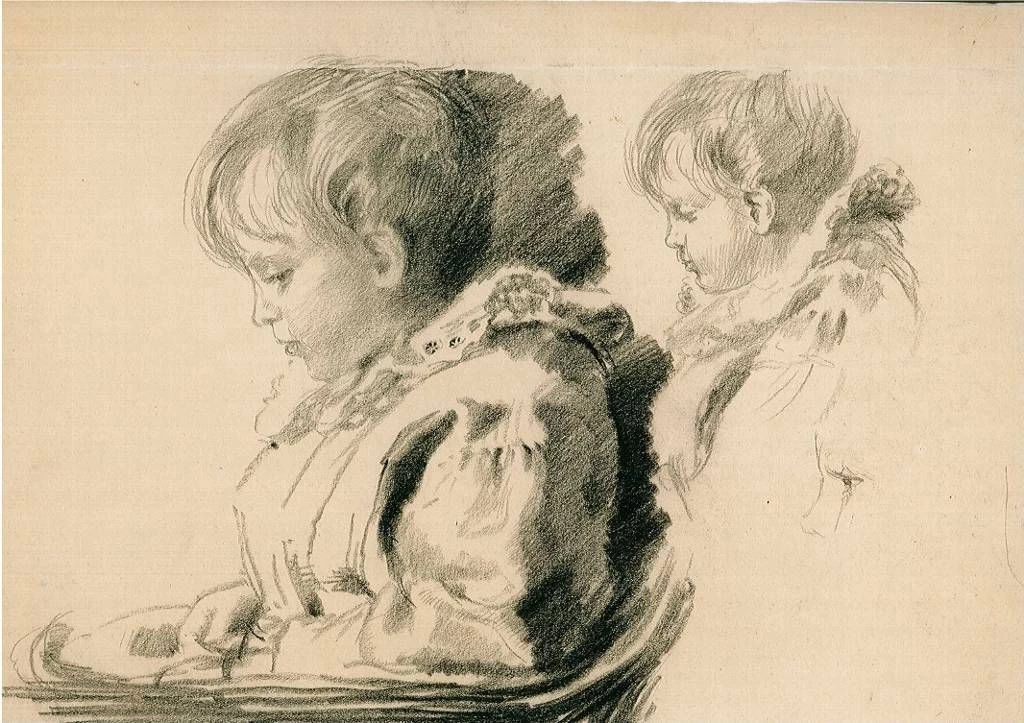 Pierre seduto di profilo - dal Saint, Cloud, museo Avelines